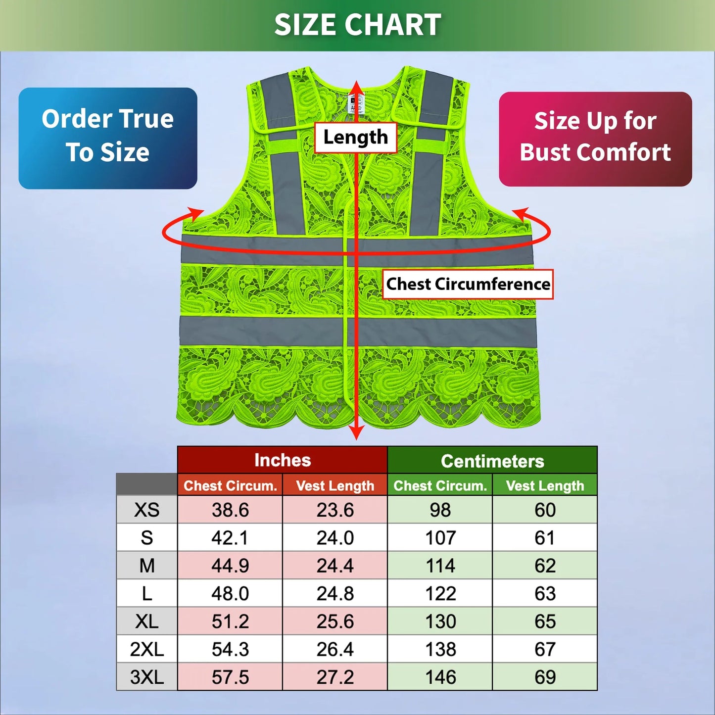 Lace Safety Vest (Breakaway)