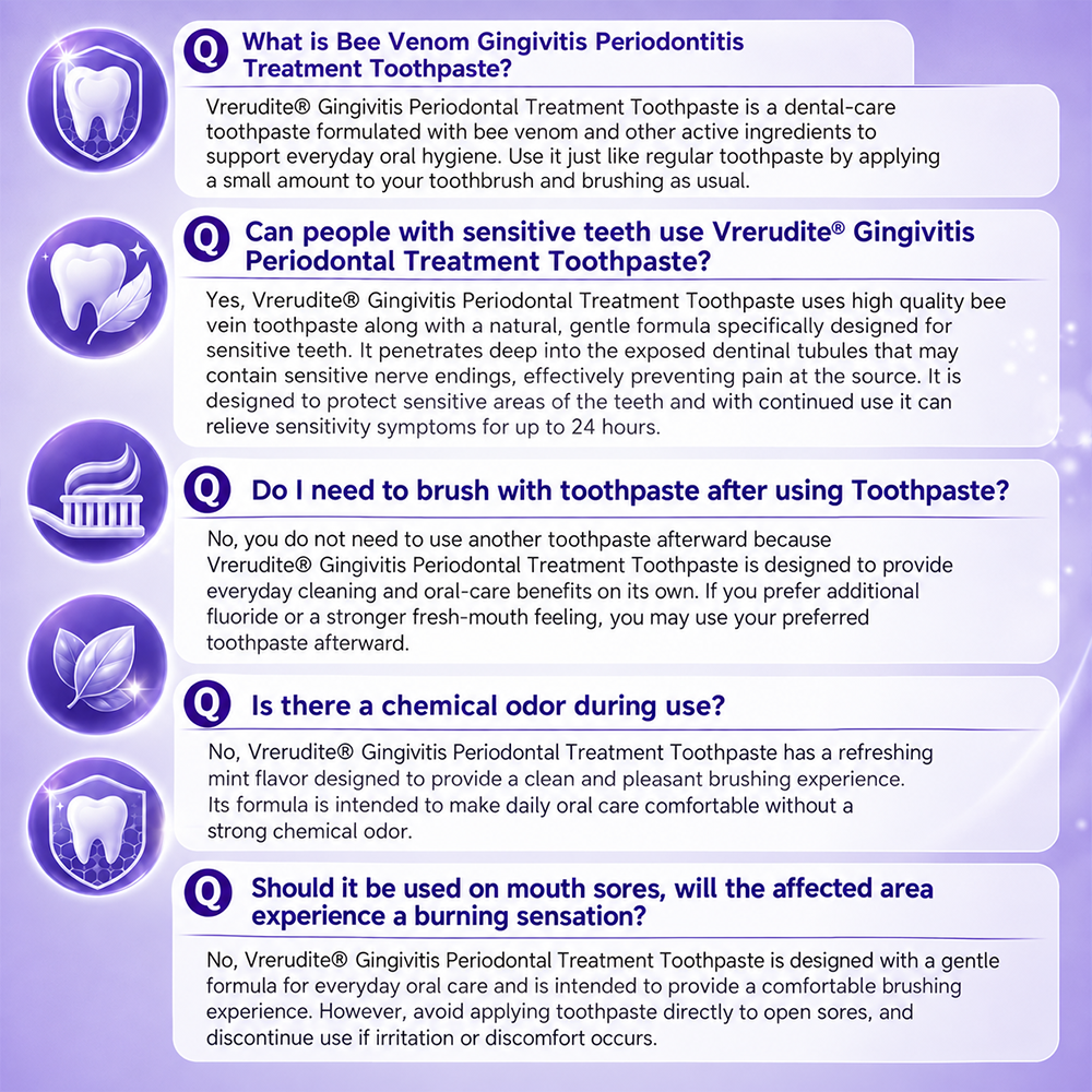 Gingivitis Periodontal Treatment Toothpaste