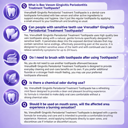 Gingivitis Periodontal Treatment Toothpaste