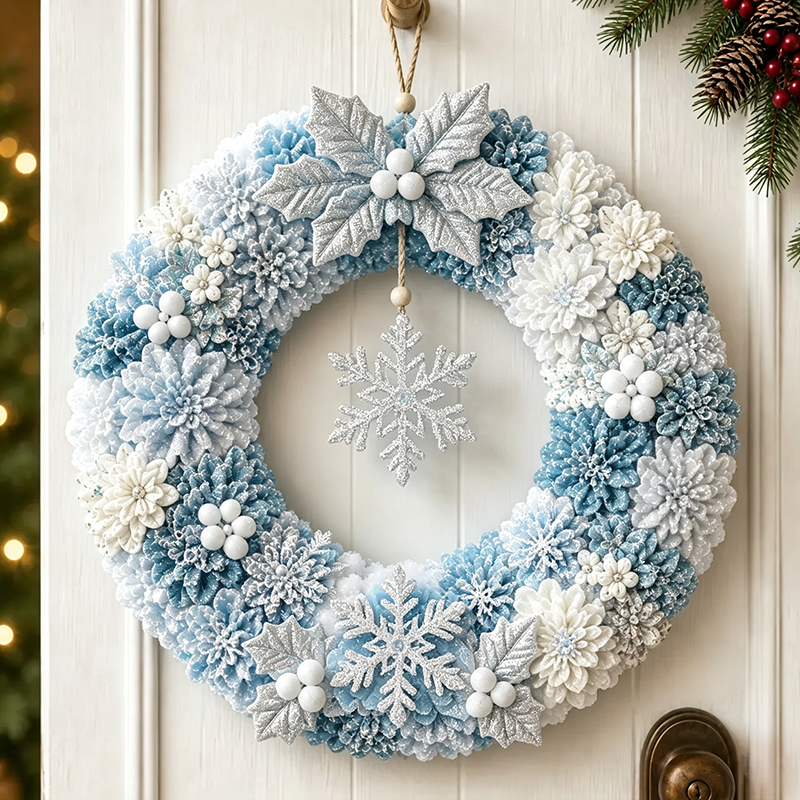 ✨ Make A Christmas Wreath You'll Be Proud To Display ❤️ 3D Fabric Poke DIY Kit With Tutorial & Guide Included