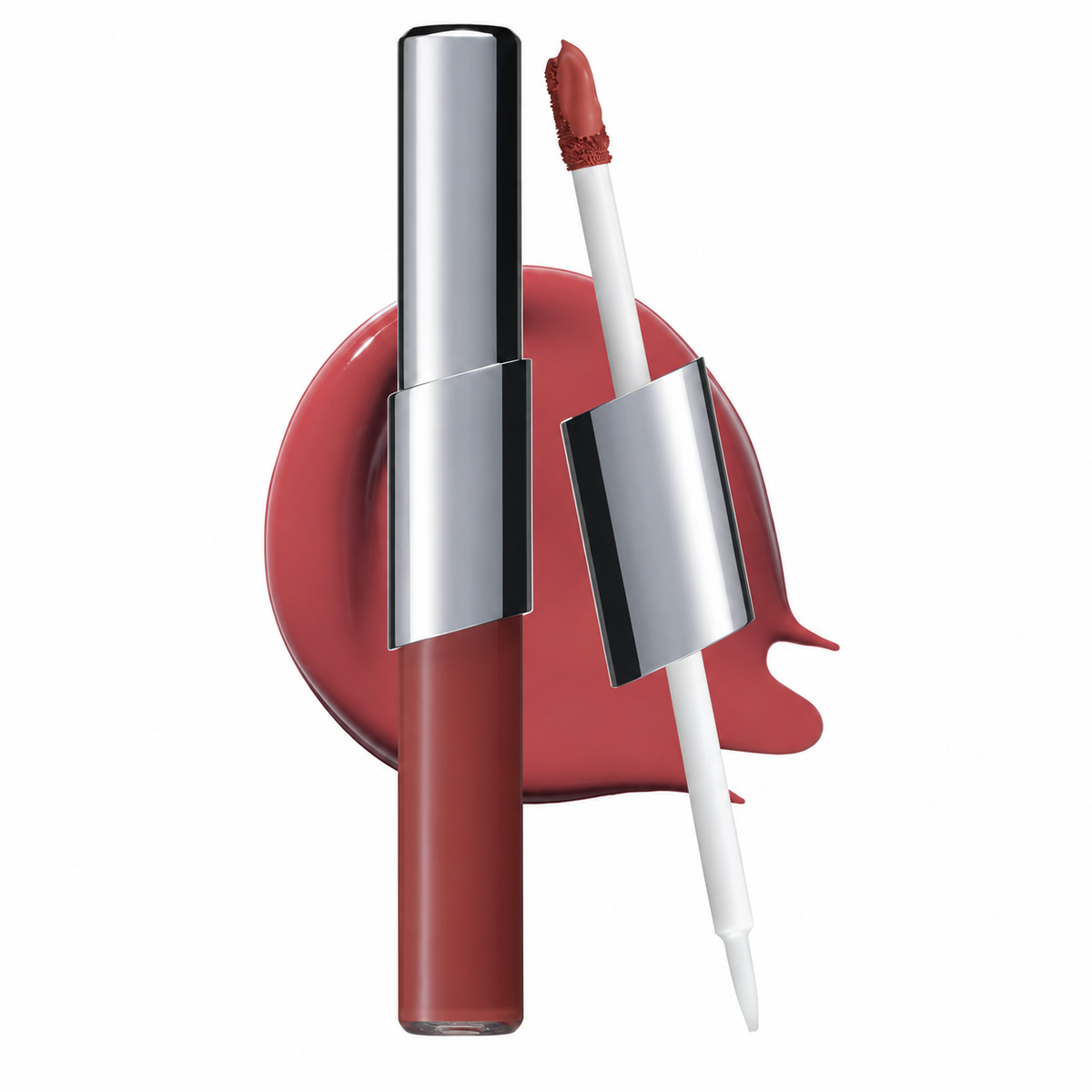Perfect Twin Lip — Dual-Ended Liquid Lipstick with Velvet Matte Color and Glossy Shine