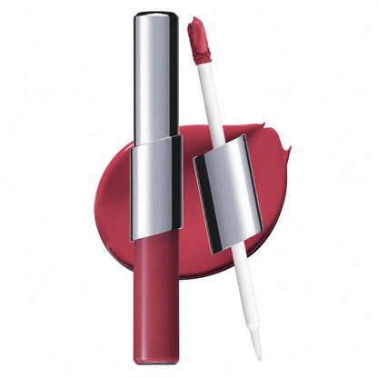 Perfect Twin Lip — Dual-Ended Liquid Lipstick with Velvet Matte Color and Glossy Shine