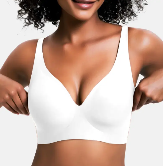Wireless Womens Comfortable Wireless Bras Push Up Bralettes Seamless Tshirts Bras Deep V Everyday Bras