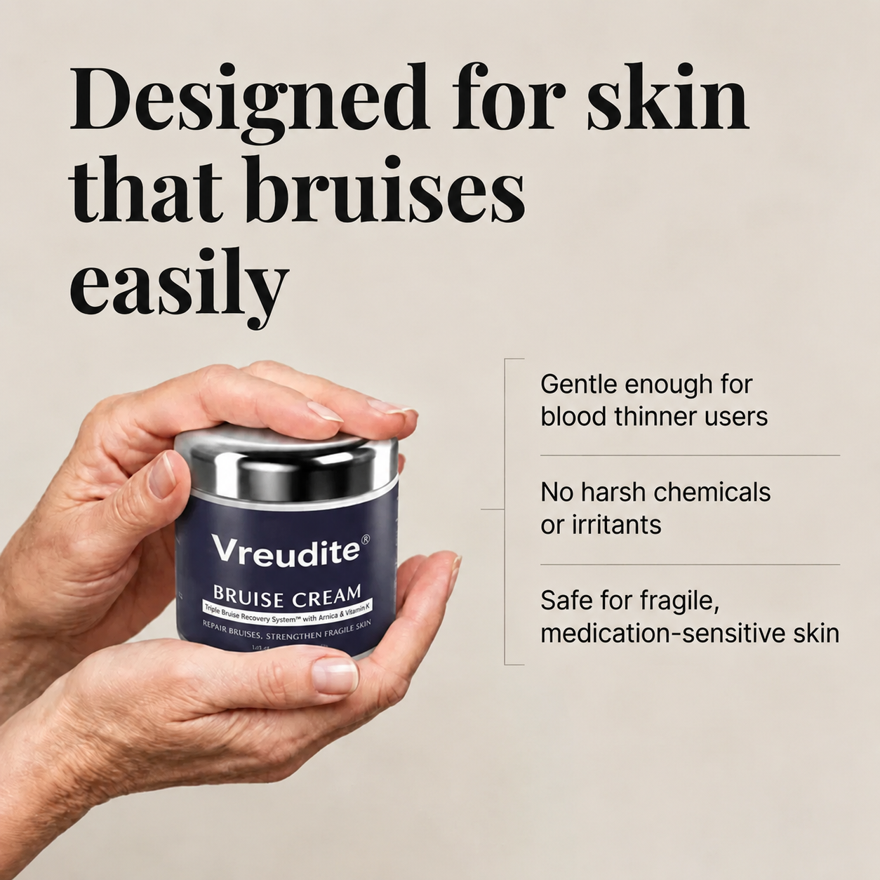 💥100K+ SOLD💕- Vrerudite® Bruise Repair & Skin-Strengthening Cream