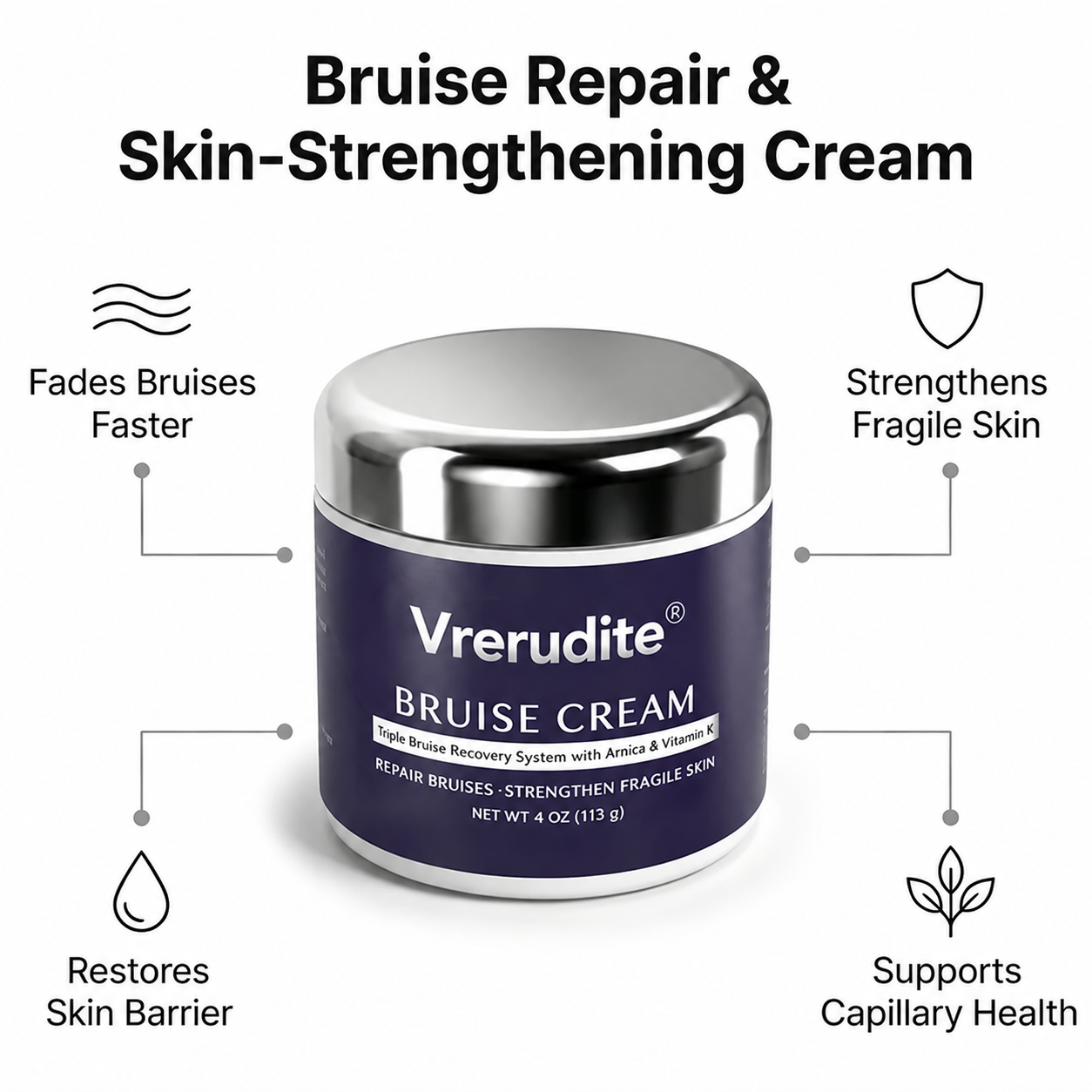 💥100K+ SOLD💕- Vrerudite® Bruise Repair & Skin-Strengthening Cream
