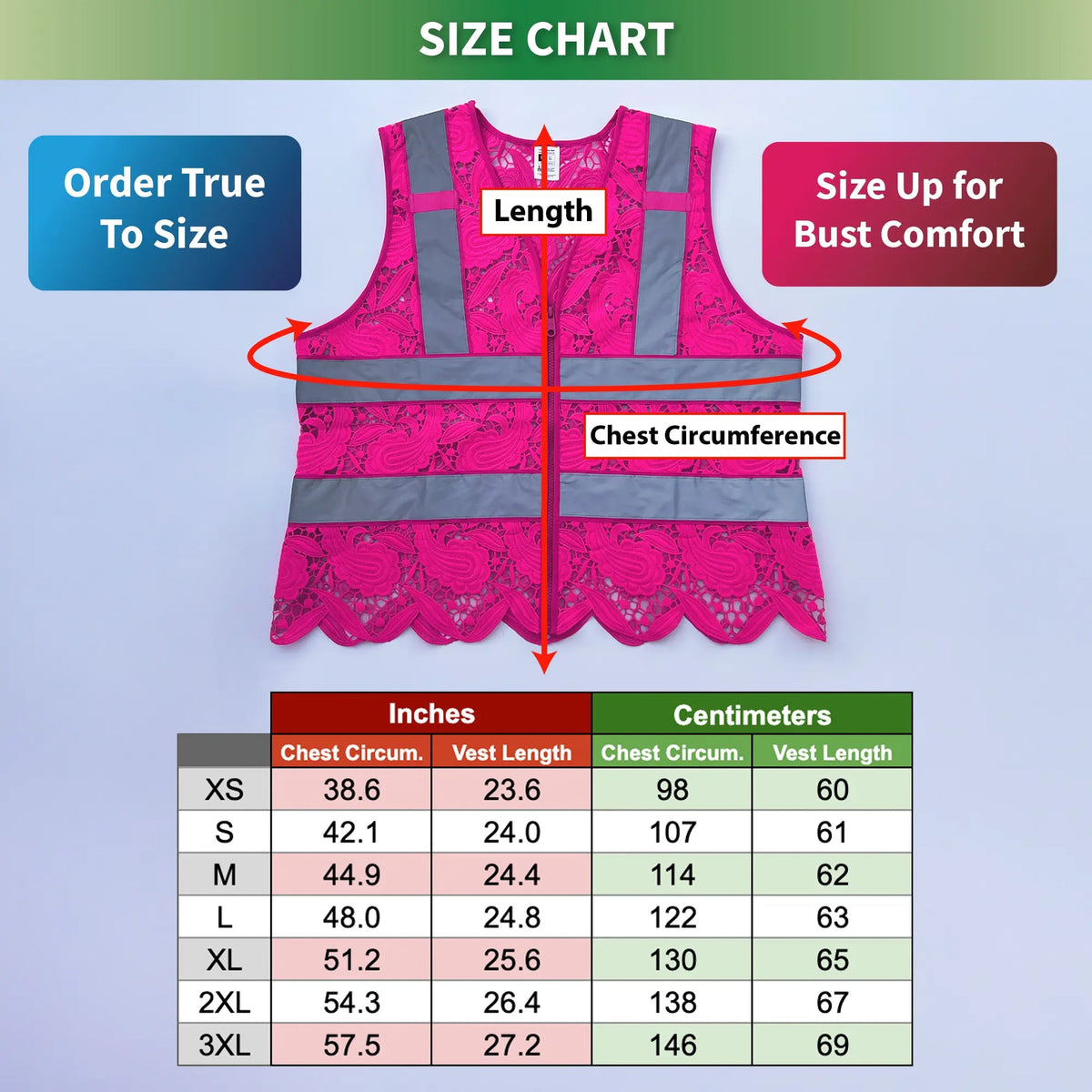 Lace Safety Vest (Standard)