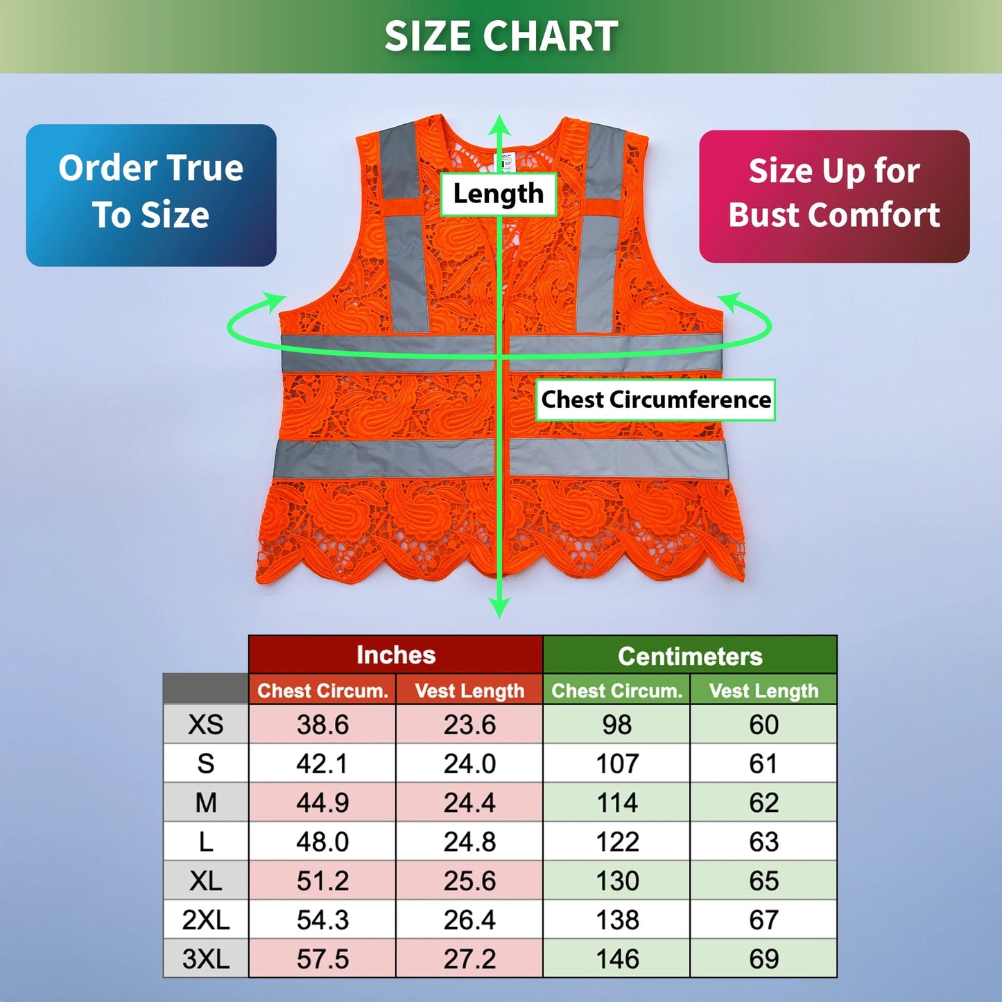 Lace Safety Vest (Standard)
