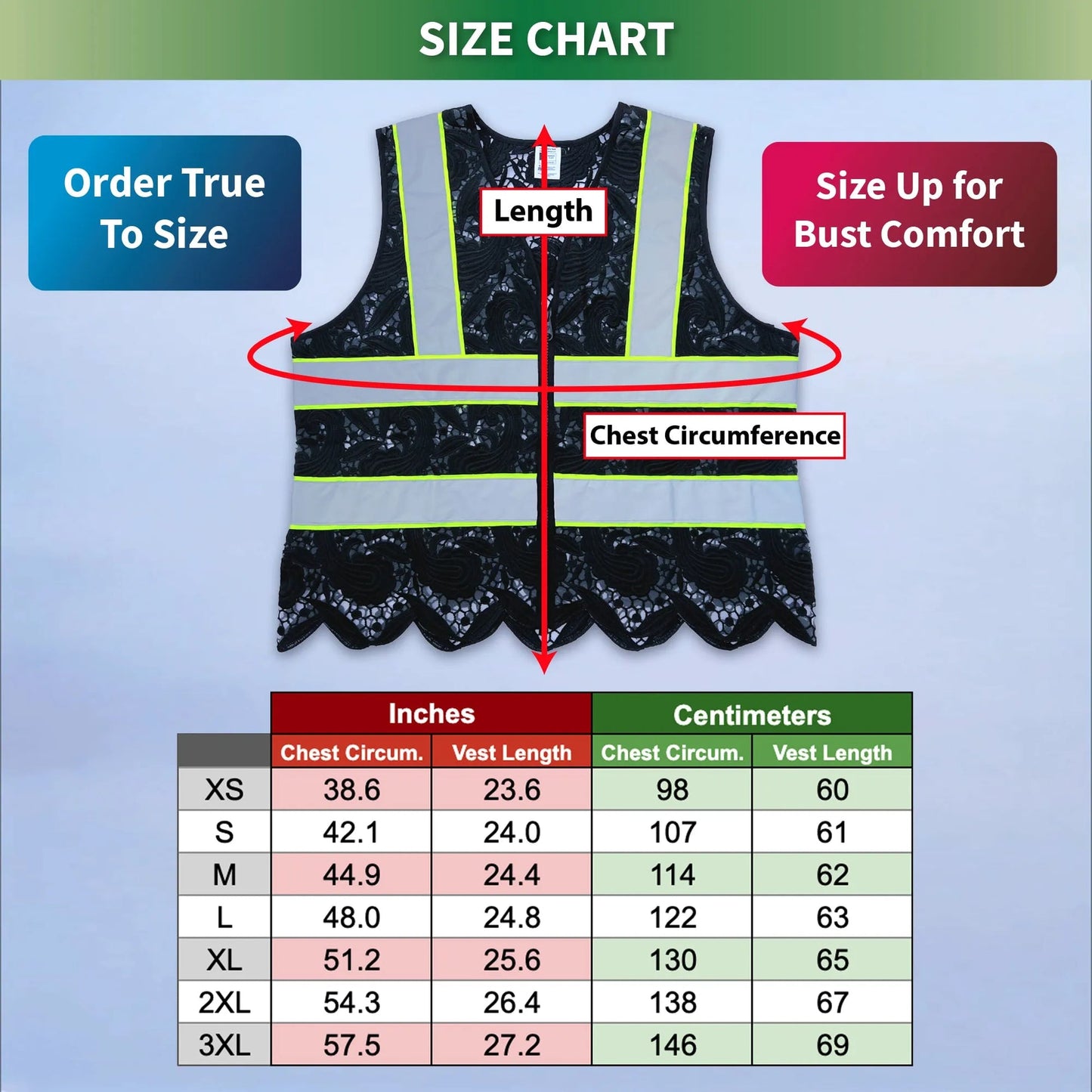 Lace Safety Vest (Standard)