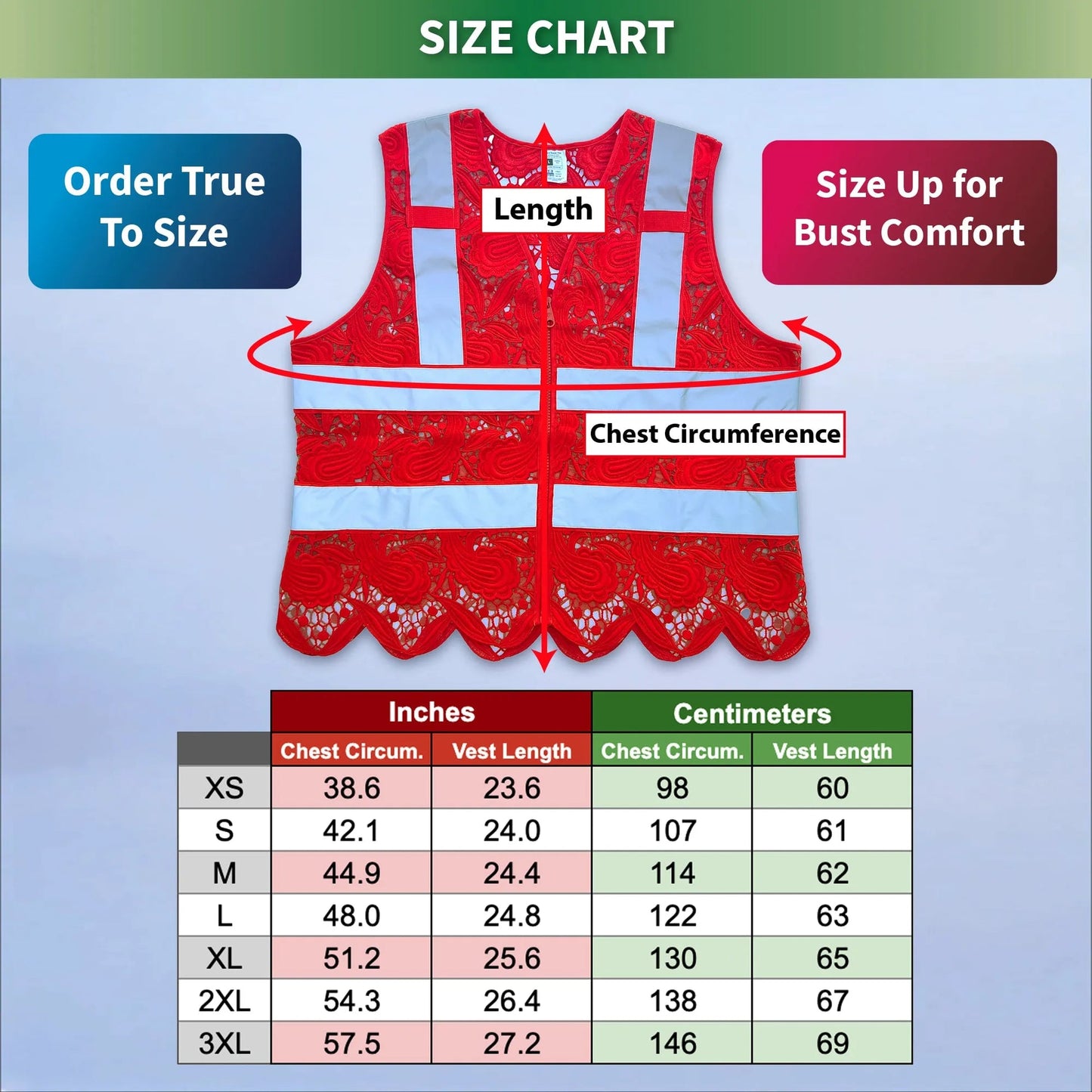 Lace Safety Vest (Standard)