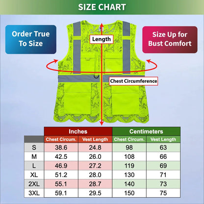 Lace Safety Vest (4 Pockets)