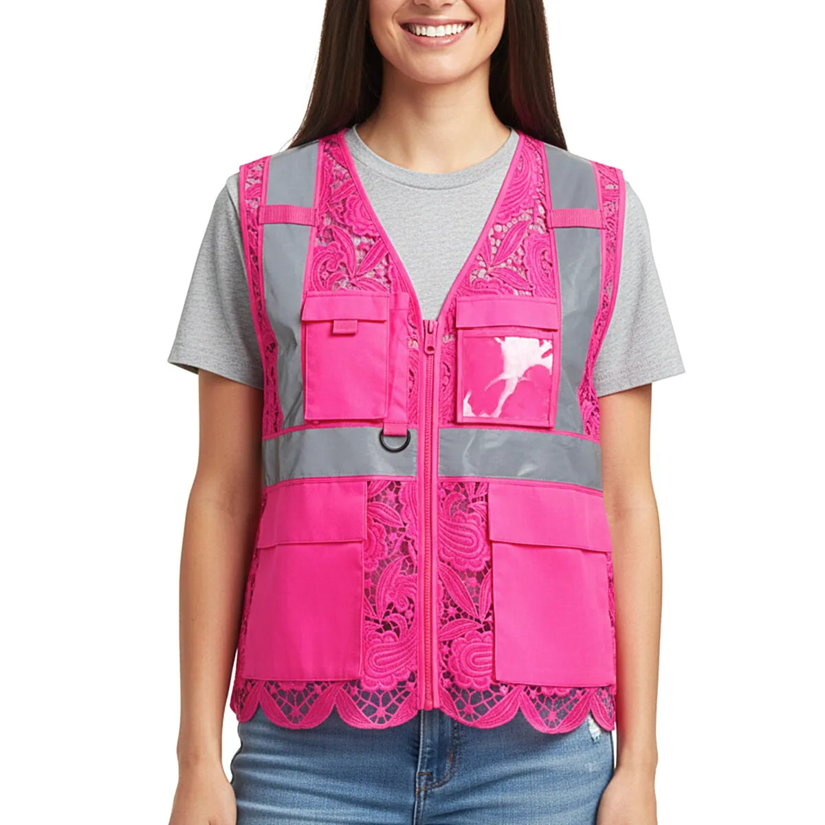 Lace Safety Vest (4 Pockets)