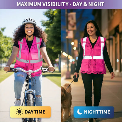Lace Safety Vest (4 Pockets)