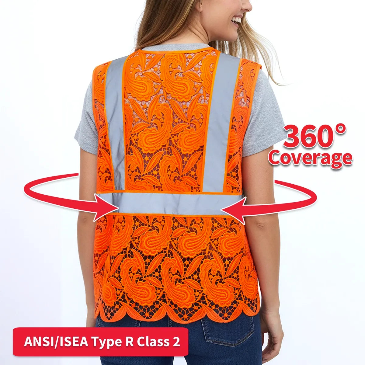 Lace Safety Vest (4 Pockets)