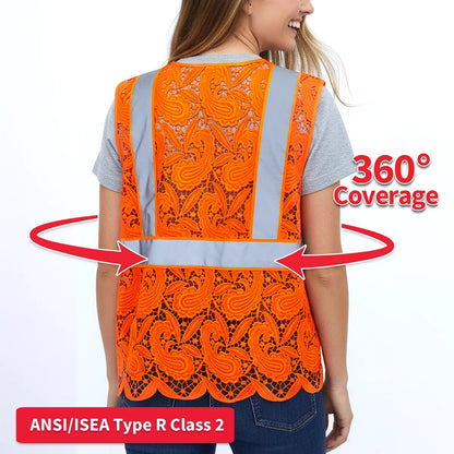 Lace Safety Vest (4 Pockets)
