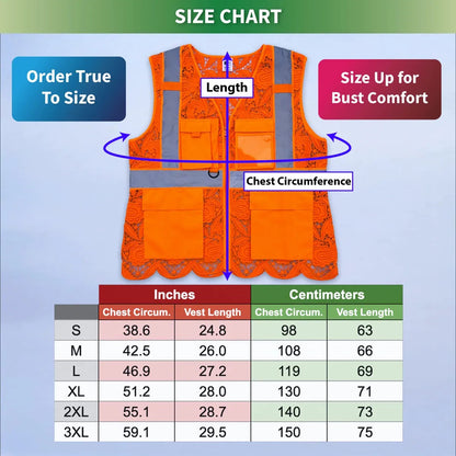 Lace Safety Vest (4 Pockets)