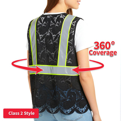 Lace Safety Vest (4 Pockets)