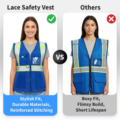 Lace Safety Vest (4 Pockets)