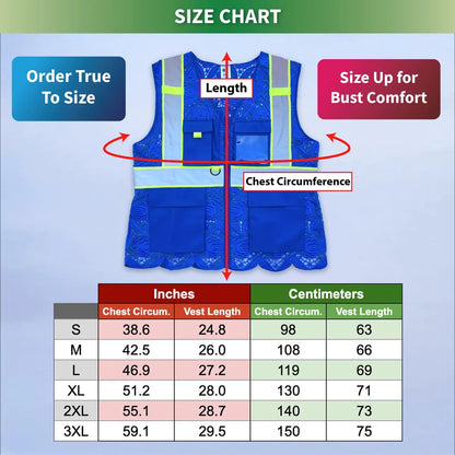 Lace Safety Vest (4 Pockets)