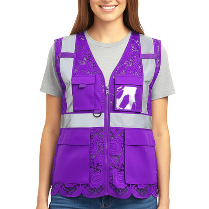 Lace Safety Vest (4 Pockets)