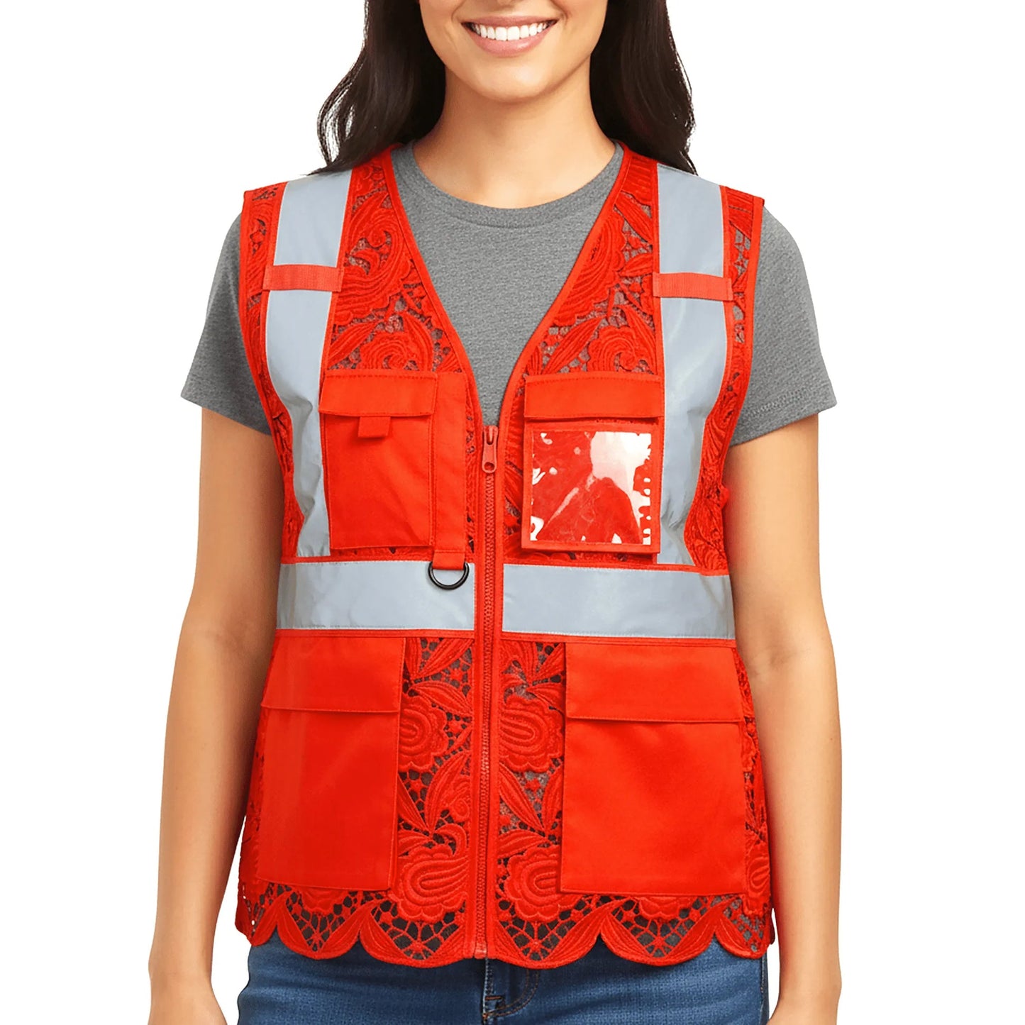 Lace Safety Vest (4 Pockets)