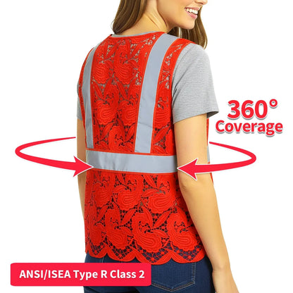 Lace Safety Vest (4 Pockets)