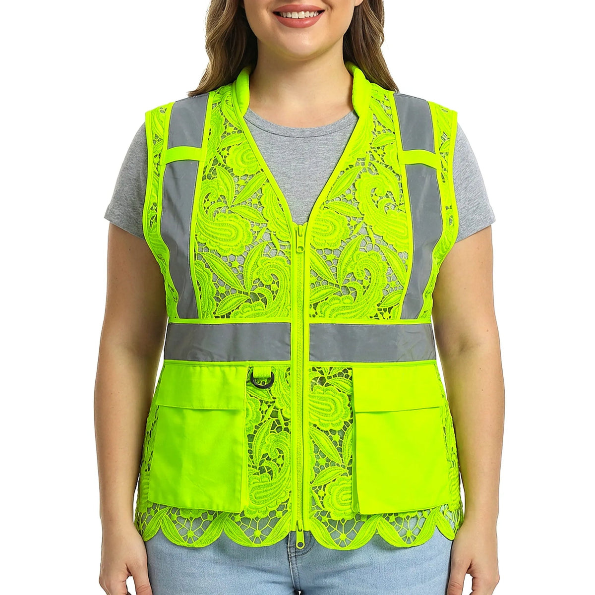 Lace Safety Vest (2 Pockets)