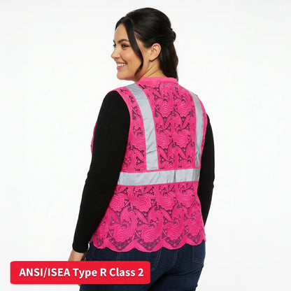 Lace Safety Vest (2 Pockets)