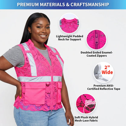 Lace Safety Vest (2 Pockets)