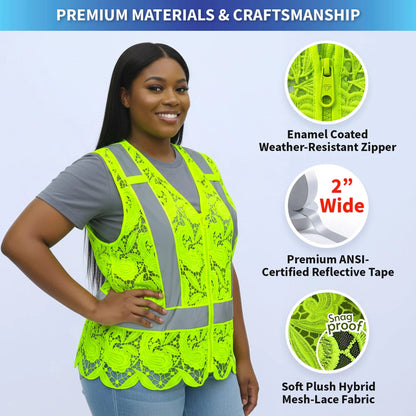 Lace Safety Vest (X-Back)