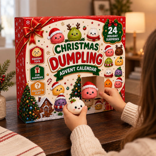 🎅 CHRISTMAS SPECIAL | 24 Days of Mini Squishies – Cute 2026 Advent Calendar with Daily Dumpling Surprises