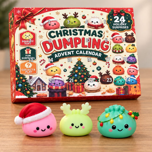 🎅 CHRISTMAS SPECIAL | 24 Days of Mini Squishies – Cute 2026 Advent Calendar with Daily Dumpling Surprises
